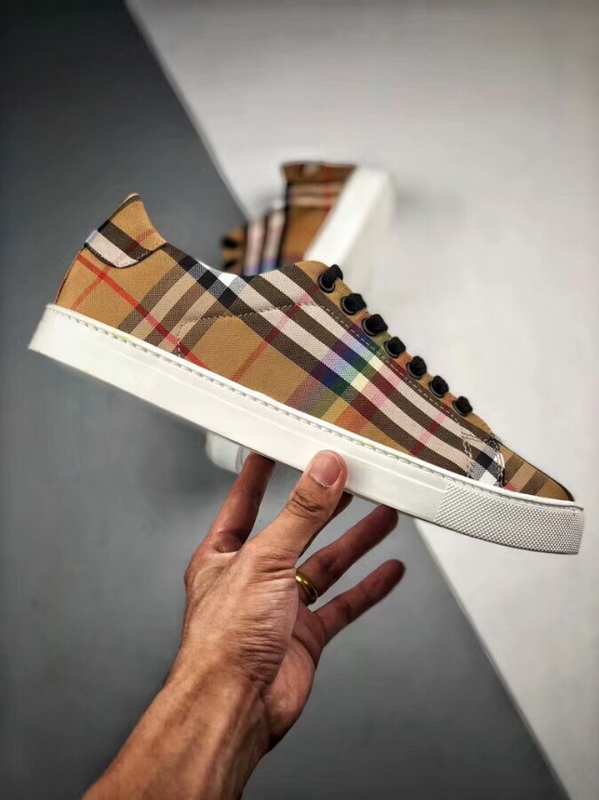 Authentic Burberry Rainbow Vintage Check Sneakers